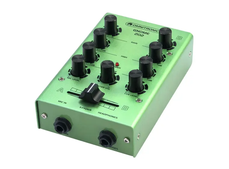 OMNITRONIC GNOME-202 Mini mixer green 